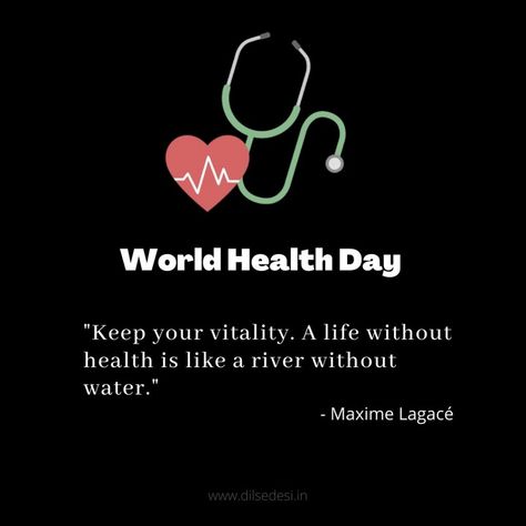 World Health Day 2021 Quotes ... Read moreWorld Health Day 2021 : Inspirational and Motivational Quotes The post World Health Day 2021 : Inspirational and Motivational Quotes appeared first on Dil Se Desi. World Health Day Quotes, Pharmacy Art, Healthcare Quotes, Healthy Quotes, Health World, World Health Day, Inspirational And Motivational Quotes, Lovely Quotes, Mandala Tattoo Design