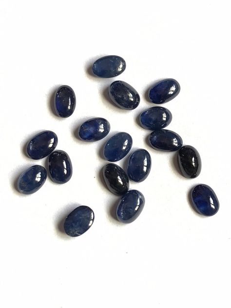 "This is 100% Genuine Untreated Blue sapphire Gemstone, The sapphire Size Is Approximately 6x4mm. Natural Sapphire cabochons, Rare 6x4mm Oval Blue sapphire Loose Gemstone For Jewelry Making, Untreated Genuine Sapphire September Birthstone Details:- Product-   Natural Sapphire Size-          4x6 mm appx.  Shape-      Oval Quality-     AAA, 100% natural Style-         Plain-smooth Properties- SAPPHIRE is known as \"The Stone of Wisdom.\"  It brings lightness and joy and expands intuitive knowledge Floral Park, Print Ideas, Spiritual Path, Jade Ring, September Birthstone, Natural Style, Natural Sapphire, Sapphire Gemstone, Oval Cabochon