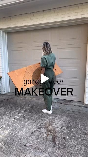 GarageSkins on Instagram: "Yes, it’s that simple. Makeover your existing garage door in a snap, no tools necessary. Shop now at GarageSkins.com" Garage Door Trim Ideas, Garage Into Bedroom, Paint Garage Door, Garage Doors Ideas, Black Garage Door, Garage Door Trim, Garage Door Paint, Garage Bathroom, Garage Door Makeover