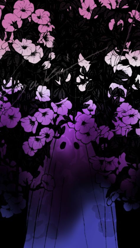 Ghost Flower Wallpaper, Ghost And Flowers Wallpaper, Secret Gender Fluid Wallpaper, Gender Fluid Background, Gender Fluid Art, Gender Fluid Wallpaper, Genderfluid Wallpaper, Genderfluid Aesthetic, Iphone Wallpaper Violet