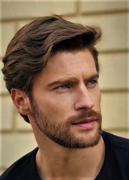 Long Hair And Beard, Mens Short Curly Hairstyles, Beard Haircut, Mens Hairstyles Medium, Mens Hairstyles Thick Hair, Medium Length Hair Men, Men Haircut Styles, Cool Hairstyles For Men, Corte De Cabelo Masculino