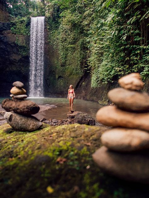 Waterfall Bali, Bali Tour Packages, Adventure List, Bali Waterfalls, Nusa Ceningan, Bali Itinerary, Jungle Vibes, Bali Travel Guide, Bali Beaches