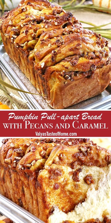 Pumpkin Pull Apart Bread, Funfetti Cheesecake, Apple Dessert, Recipes Christmas, Pull Apart Bread, Caramel Recipes, Bread Recipes Sweet, Fool Proof Recipes, Fall Dessert