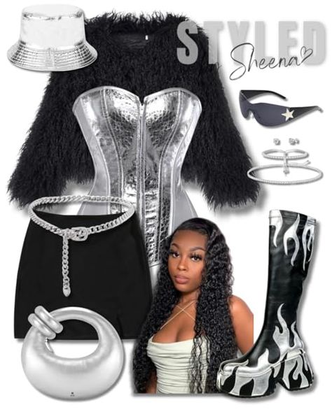 Sheena Nachae''s Amazon Page Winter Birthday Outfit Ideas Black Women, Outfits Inspo Baddie, Plus Size Club, Outfit Ideas For Black Women, Trendy Winter Fashion, Plus Size Baddie Outfits, Fashion Nova Outfits, Club Outfit Ideas, Trendy Winter