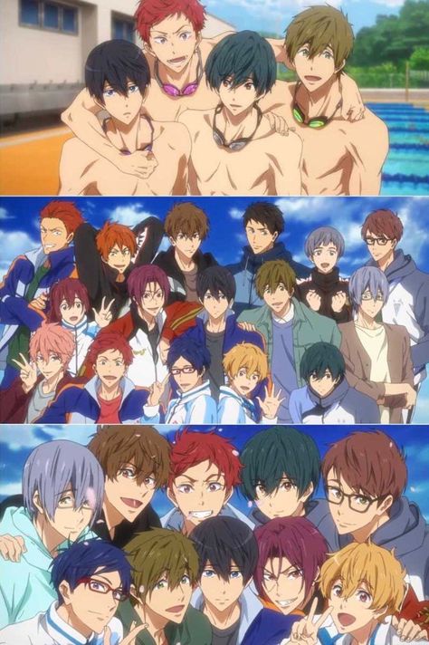 Free The Anime, Free! Anime, Free Swimming Anime, Free Dive To The Future, Swimming Anime, Free Eternal Summer, Splash Free, Free Iwatobi Swim Club, Free Iwatobi