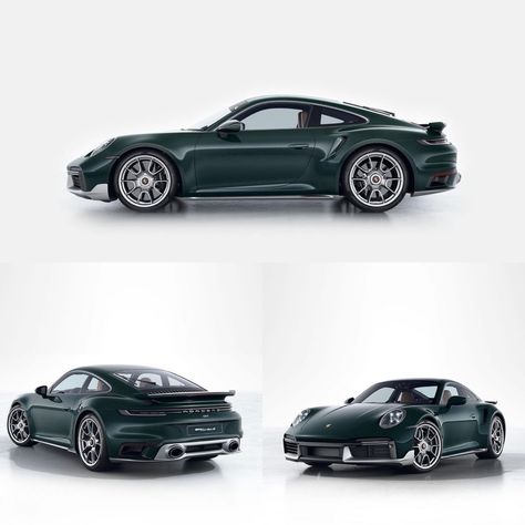 Forest Green Porsche, Future Cars, Dark Green Aesthetic, Turbo S, Future Car, Vroom Vroom, Green Aesthetic, Dream Room, Forest Green