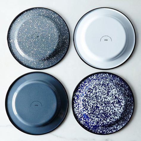 Light, stackable, and forever-lasting—it's made to keep. 6 Reasons We Can't Get Enough of Enamelware Nesting Bowls, Porcelain, Blue And White, Wine, Blue, White