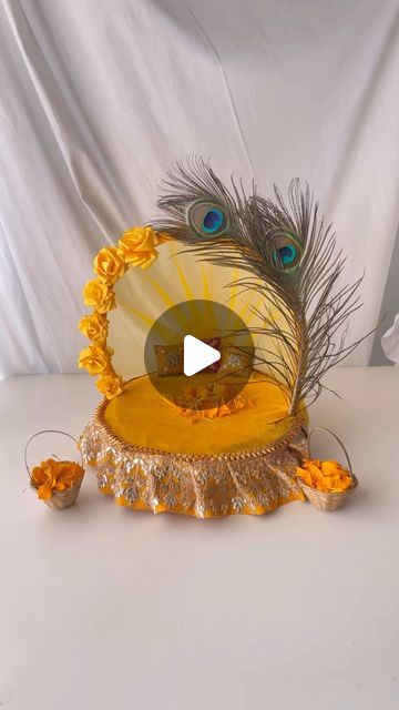 Janmashtami Julha Decoration, Krishna Aasan Decoration, Diy For Janmashtami, Decoration For Krishna Janmashtami, Easy Janamashtmi Decoration Ideas, Janamashtmi Activity For Kids, Decoration Idea For Janmashtami At Home, Krishna Decoration Ideas At Home, Janmashtmi Decorations Idea At Home