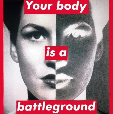 5 Works to Know by Barbara Kruger Barbara Kruger Art, Francesca Woodman, Feminist Artist, Barbara Kruger, Jenny Holzer, Body Image Art, Berthe Morisot, Arte Punk, Cindy Sherman