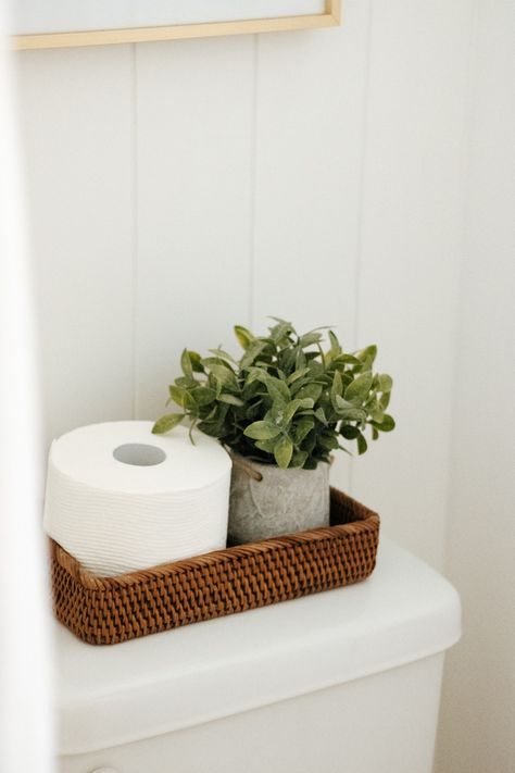 On Toilet Decor, On The Toilet Decor, Basket Over Toilet, Basket For Back Of Toilet, Bathroom Decor Basket, Basket On Top Of Toilet, Basket Back Of Toilet, Above Toilet Basket, Toilet Tray Decor Ideas