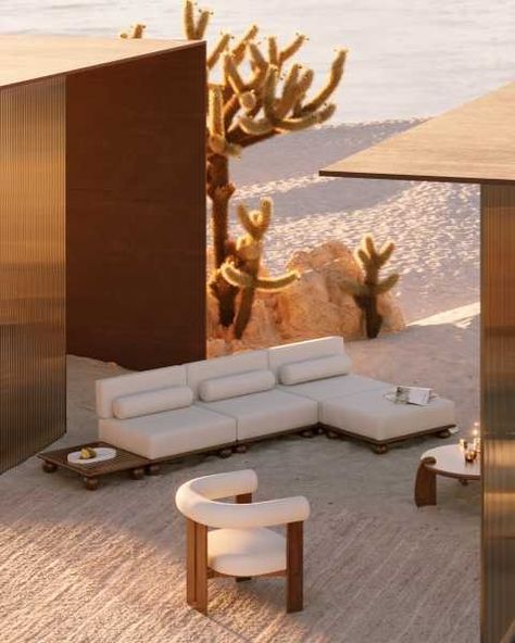 Bali Outdoor, U Sectional, Modular Bed, Modern Italian Design, Outdoor End Tables, Rove Concepts, Outdoor Bedroom, Lounge Armchair, Modern Outdoor Furniture