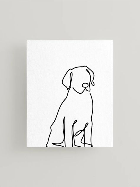 "Labrador Retriever One line Drawing Print. Printable Black and White Modern Lab Doodle Wall Decor. Minimalist Dog Profile Art Illustration" Mounted Print for Sale by Namito | Redbubble Lab Line Tattoo, Labrador Doodle Drawing, Labrador Line Drawing, Labrador Line Art, One Line Dog Drawing, Dog Laying Down Drawing, Labrador Embroidery, Labrador Doodle, Labrador Retriever Drawing