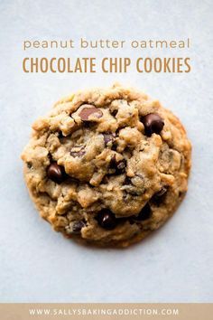 Man Tips, Peanut Butter Oatmeal Chocolate Chip, Peanut Butter Oatmeal Chocolate Chip Cookies, Monster Cookies Recipe, Peanut Butter Oatmeal Cookies, Peanut Butter Chocolate Chip Cookies, Frozen Cookies, Oatmeal Chocolate Chip, Peanut Butter Oatmeal