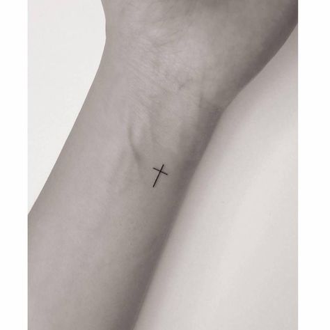 Tattoos For Women Christian, Dainty Christian Tattoos, Christian Tattoos Small, Tiny Cross Tattoo, Bible Tattoo, Cross Tattoo On Wrist, Small Cross Tattoos, Bible Tattoos, Christian Tattoo