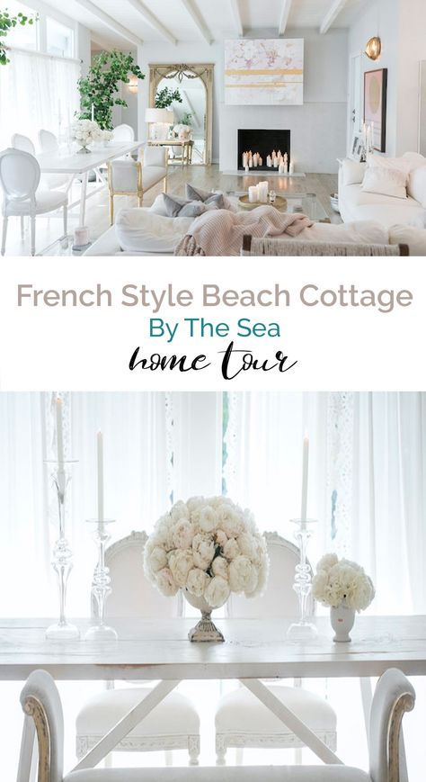 Sea Home, Beach House Bedroom, Beach House Living Room, Cottage Rose, Cottage By The Sea, Interior Minimalista, Shabby Chic Interiors, Beautiful Rooms, Cottage Ideas