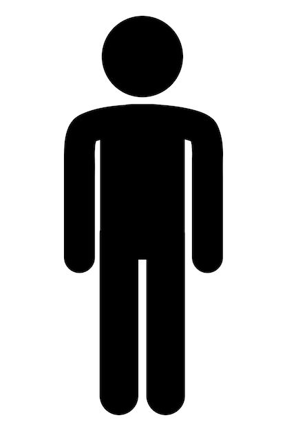 Stick Figure Aesthetic, Stick Man Aesthetic, Stick Man Art, Stickman Png, Fitness Silhouette, Standing Silhouette, Men Icon, Stick Men Drawings, Man Silhouette