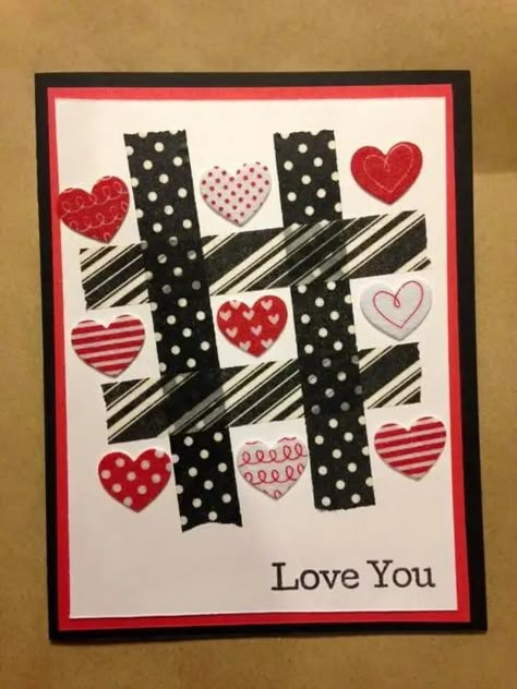 40+ Fun Valentines Crafts for Kids and Adults - HubPages Valentine’s Day Homemade Cards, Ctmh Valentines Day Cards, Valentine Cards Stampin Up Ideas, Valentine Cards Handmade Simple, Valentine Cards To Make, Stampin Up Valentine Cards, Valentines Day Cards Handmade, Vday Cards, Cards Valentines