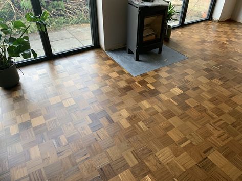 Restoration of teak Finger Parquet flooring. Bring your old parquet back to life. Luxury Wood Flooring - Only the best for your floor. https://www.luxurywoodflooring.com/ #woodfloorrestoration #flooringrestoration #floorsanding #flooringrenovation #luxurywoodflooring #luxuryflooring Teak Parquet Floor, Finger Parquet Flooring, Parquet Flooring Kitchen, Flooring Herringbone, Wood Floor Restoration, Luxury Wood Flooring, Floor Sanding, Flooring Designs, Flooring Kitchen