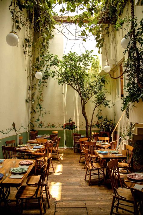 Where to Eat in Mexico City: The Best Restaurants Looking for the Best Restaurants in Mexico City? We have you covered! In recent years, Mexico City has Mexico City Food, Mexico City Travel, Vegetarian Restaurant, Luminaire Design, Stunning Interiors, Beautiful Tile, Restaurant Interior, Mexico Travel, Cafe Restaurant