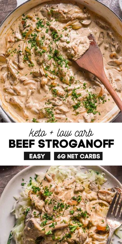 Keto Beef And Noodles, Keto Beef Stroganoff Instant Pot, Keto Ground Beef Stroganoff Recipes, Beef Stroganoff Keto Low Carb, Low Carb Beef Stroganoff Casserole, Keto Stroganoff Recipe, Keto Beef And Mushroom Recipes, Keto Beef Stroganoff Casserole, Low Carb Meals With Beef