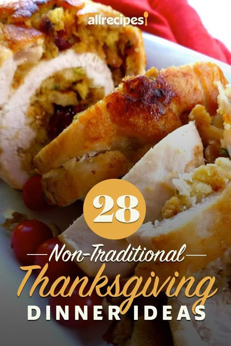 Famous Thanksgiving Recipes, Thanksgiving Steak Dinner, None Traditional Thanksgiving Dinner, Best Thanksgiving Main Dish, Thanksgiving Small Plate Recipes, Main Course Thanksgiving Recipes, Thanksgiving Modern Recipes, Bon Appetit Recipes Thanksgiving, Out Of The Ordinary Thanksgiving Recipes