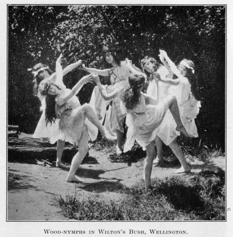 Nymphs Dancing To Pans Flute, Nymphs Greek Mythology Aesthetic, Folk Dance Aesthetic, Nymphs Greek Mythology, Entryway Painting, Dancing Circle, Dancing In The Woods, Dancing Nymphs, Dancing Tattoo