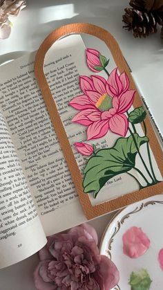 Gouache Bookmarks Ideas, Bookmark Painting Ideas, Cute Bookmark Ideas, Bookmark Drawing, Bookmarks Design, Artistic Sketches, Bookmark Flower, Bookmark Art, Book Painting