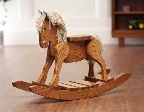 Amish rocking horse acres stain Wooden Rocking Horse Plans, Rocking Horse Diy, Rocking Horse Woodworking Plans, Rocking Horse Plans, Wood Rocking Horse, Rocking Toy, Wooden Rocking Horse, Into The Wood, Wooden Horse