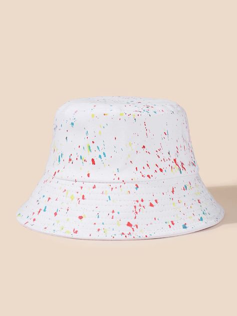 Funky Hats Diy, Painting Hats Ideas, Bucket Hat Painting Ideas, Bucket Hat Painting, Bucket Hat Diy, Bucket Hat Ideas, Hat Painting, Hat Decor, Bucket Hat Fashion