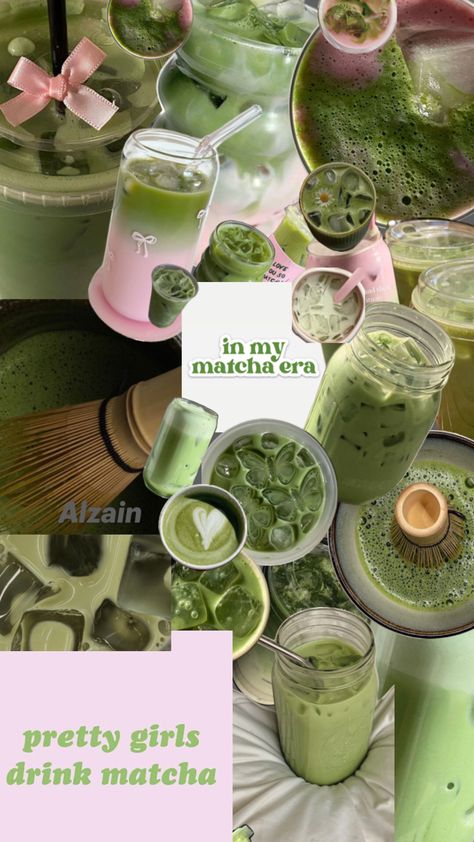 Matcha lover Wallpaper Matcha, Matcha Drink Aesthetic, Matcha Wallpaper, Matcha Latte Aesthetic, Matcha Drink Recipes, Matcha Girl, Matcha Color, Matcha Lover, Board Mood