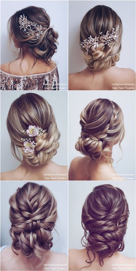 Long Wedding Hairstyles, Deer Flowers, Hannah Taylor, Wedding Haircut, Summer Wedding Hairstyles, Pearl Flowers, Best Wedding Hairstyles, Goddess Hairstyles, Latest Short Hairstyles