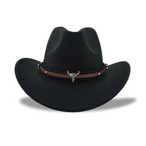 PRICES MAY VARY. Material: polyester, wool material, Soft comfortable and breathable design, suitable for all seasons.great accessory for unisex. Western Cowboy Hat Design: Black,vegan leather strap with a cow metal studs throughout the band, Classic western cowboy hat style, women men cowboy cowgirl hat, rolled brim, belt buckle decoration, elegant and stylish, great accessory for unisex. Cowboy Hat: Our western hat will dress up any cowboy or cowgirl! Costume party, Bridal shower, cowboy theme Cowboy Hats Black, Cowboy Hat Black, Classic Cowgirl, Cowboy Hat Design, Cowboy Hat Styles, Themes Party, Cowgirl Bachelorette Parties, Felt Cowboy Hat, Black Cowboy Hat