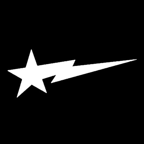 Bape Star, Lightning Tattoo, Watermark Ideas, Lightning Logo, Lightning Bolt Design, Star Logo Design, Custom Shoes Diy, X Picture, Cap Cut