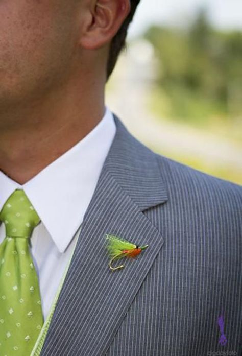 Lavender boutonniere