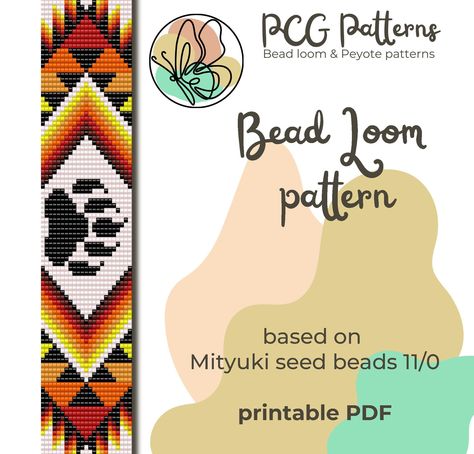 Indian Loom Beading Patterns, Wolf Loom Beading Patterns, Bear Beading Patterns, Native Beaded Bracelets, Native American Beading Tutorial, Bead Loom Designs Free Pattern, Beadwork Patterns Free Seed Bead Tutorials, Bead Loom Patterns Native, Beaded Bear