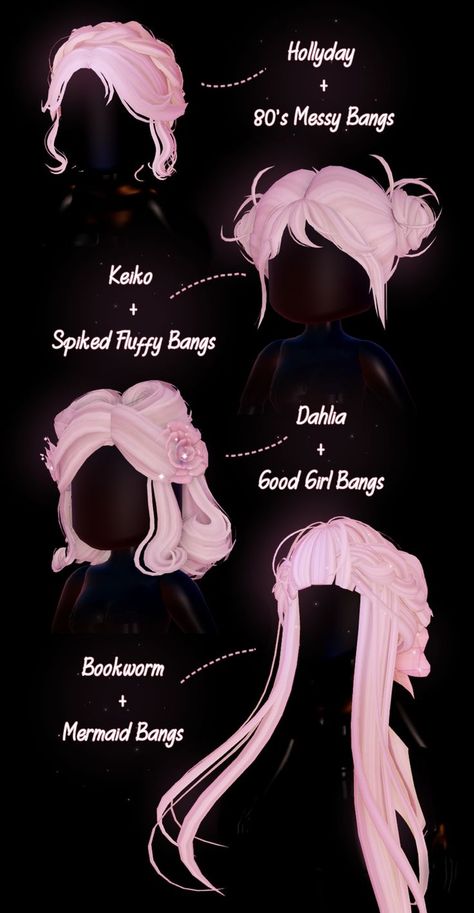 Royale High Outfits Hair Combos, Alex Hrh Collection, Roblox Royale High Outfits Ideas Free, Royal High Starlight Set, Freestyle Outfit Royale High, Kawaii Rh Outfits, Outfit Idea Royale High, Hair Hacks Royale High, Royale High Hair Combo Ideas