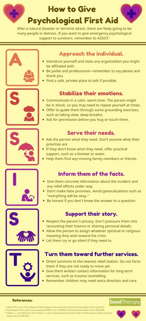 How to Give Psychological First Aid #MentalHealthFirstAid #MentalHealth #infographic Psychological First Aid, Mental Health First Aid, Fire Cider, Guidance Lessons, Self Regulation, How To Give, Coping Strategies, Conflict Resolution, School Counseling