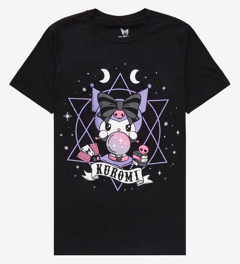 Kuromi Items, Kuromi T Shirt, Kuromi Clothes, Outfits Dr, Sanrio Items, Shopping Wishlist, Pokemon Birthday, Style Goals, Hello Kitty Collection