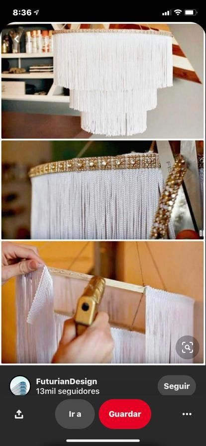 Diy Chandelier Ideas, Make A Chandelier, How To Make A Chandelier, Diy Para A Casa, Chandelier Ideas, Diy Hanging Shelves, Shelves Diy, Diy Casa, Floating Shelves Diy