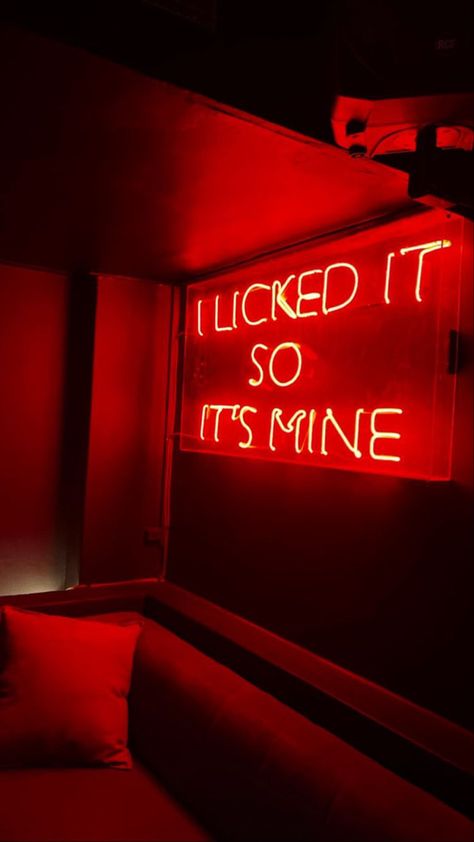 Spicy Neon Sign, Sultry Aesthetic Bedroom, Red Spicy Aesthetic, Classy Wallpaper Aesthetic, Hot Red Aesthetic, Love Red Aesthetic, Spicy Aesthetic, Red Quotes, Bold Aesthetic