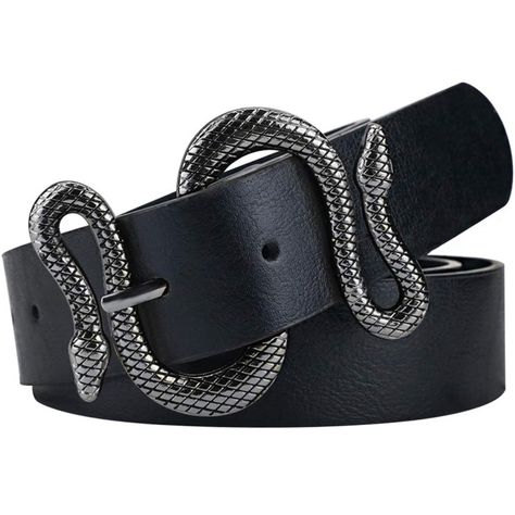 Vintage Leather Snake Buckle Belt *New* Arrives New 28.8 - 32.6 ��“ Product Details Fabric Type Vegan Leather Care Instructions Dry Cloth Clean Origin Imported Belt For Dress, Snake Belt, Dress Belts, Branded Belts, Jean Belts, Faux Leather Belts, Black Leather Belt, Vintage Belts, Buckle Belt