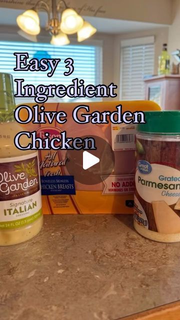 Sarah Madden on Instagram: "Why did the chicken cross the road? To get to Olive Garden of course! This super easy recipe can be eaten all by itself or add to the garlic butter pasta recipe from last week. Love at first bite!!

4 boneless chicken breasts thawed
1/4 cup grated Parmesan Cheese
17 oz Olive Garden Italian Dressing

Mix dressing and cheese in a medium mixing bowl. Place chicken in a crock pot and pour dressing mixture over chicken. Make sure all chicken is covered. Cook on low for 8 hours.

Follow me @simply.madden for amazing mocktails, easy recipes, and life adventures.

#easydinner #easymeals #kidsdinner #dinnerideas #dinnertime #easyrecipeideas #kidfriendlyfood #recipe #recipes #recipeoftheday #foodie #foodstagram
#chinesechicken #chinesefood #trendingreels #cooking #cookwit Chicken With Olive Garden Dressing, Olive Garden Dressing Chicken, Olive Garden Dressing, Olive Garden Italian Dressing, Garden Italian, Olive Garden Pasta, Garlic Butter Pasta, Chicken Boneless Breast Recipes, Olive Garden Chicken