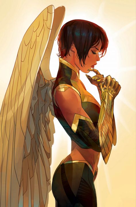 Hawkgirl Art, Hawkgirl Dc, Winged Warrior, Kendra Saunders, Rare Comic Books, Otto Schmidt, Dc Comics Heroes, Arte Dc Comics, Dc Comics Artwork