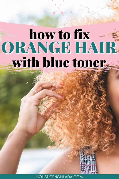 Blue Toner For Orange Hair, Tone Orange Hair, Toner For Orange Hair, Best Blue Shampoo, Orange Hair Color, Pink And Orange Hair, Blonde Toner, Blonde Dye, Hair Colour Ideas