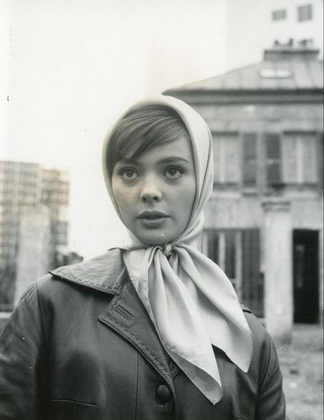 Barbara Kwiatkowska-Lass
The  Thousandth Window
Claude Schwartz
photography 
film
actress Barbara Kwiatkowska, Paris December, Scarf Photography, Head Scarf Tying, Black Castle, Silk Scarf Style, Silk Headscarf, Film Inspiration, How To Wear Scarves