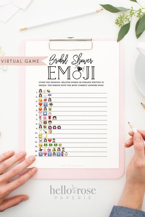 Rustic Wedding Games, Bathroom Chair, Bridal Shower Invitations Diy, Game Wedding, Bridal Shower Inspo, Emoji Pictionary, Bridal Games, Bridal Shower Inspiration, Bridal Bachelorette Party