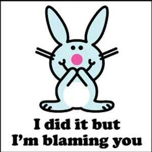 Toxic people behave this way. (love my spouse enough to take responsibility, pursue vulnerability, and love unconditionally) Happy Bunny Quotes, Bunny Quotes, Crazy Sister, Happy Bunny, Funny Bunny, Funny Bunnies, Sarcastic Quotes Funny, A Bunny, Awkward Moments