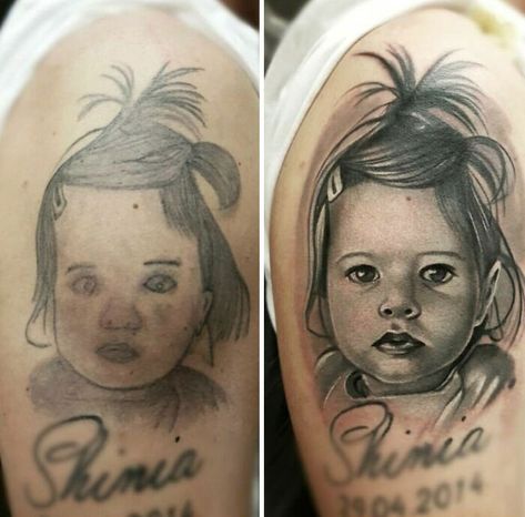 Bad Portrait Tattoos, Tattoo Fixers, Tattoo Fixes, Faded Tattoo, Tattoo Off, No Regrets Tattoo, Blackout Tattoo, Tattoo Cover Up, Modern Society