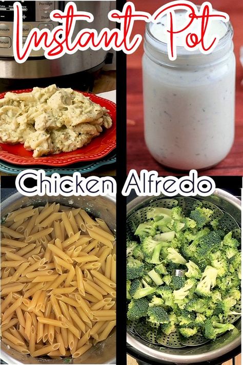 Instapot Chicken Alfredo Jar Recipes, Instant Pot Chicken Alfredo Easy Recipes With Jar Sauce, Chicken Alfredo Instant Pot Jar Sauce, Instant Pot Chicken Broccoli Alfredo, Instant Pot Alfredo Pasta With Jar Sauce, Instant Pot Chicken Alfredo Jar Sauce, Chicken Alfredo Instant Pot, Instant Pot Chicken Alfredo, Kids Dinners