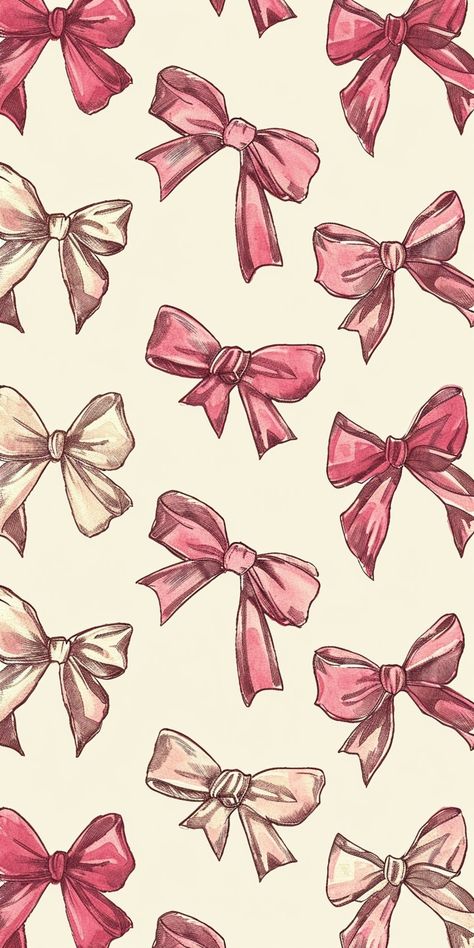 Pink Wallpaper Ipad, Lukisan Comel, Cute Home Screen Wallpaper, Bow Wallpaper, صفحات التلوين, Wallpaper Doodle, Simple Phone Wallpapers, Simple Iphone Wallpaper, Buku Skrap